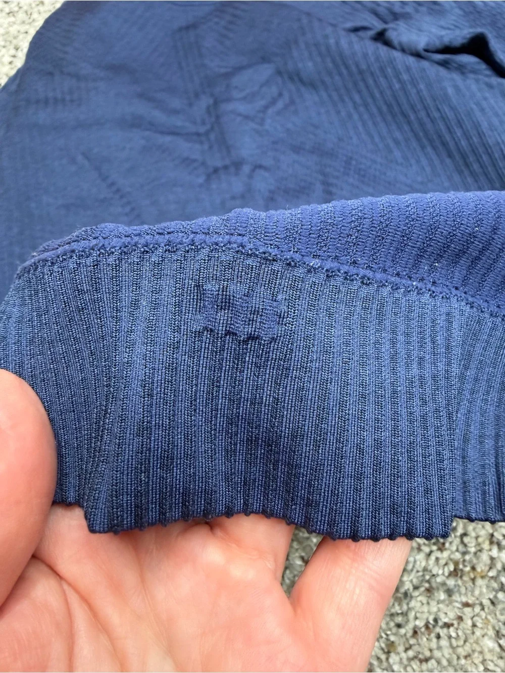 Lululemon Rest Less Long Sleeve Pullover Top Shirt Night Sea Navy Blue 6 W3BARS